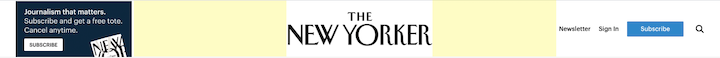 سربرگ نیویورکر استفاده از فضای سفید